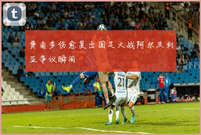 费南多伤愈复出国足大战阿尔及利亚争议瞬间